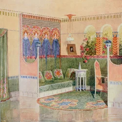 Boudoir, from a Villa in Helsinki Designed by Gesellius, Lindgren & Saarinen